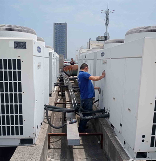 昂仁中央空调制热和不制冷系统维修方法